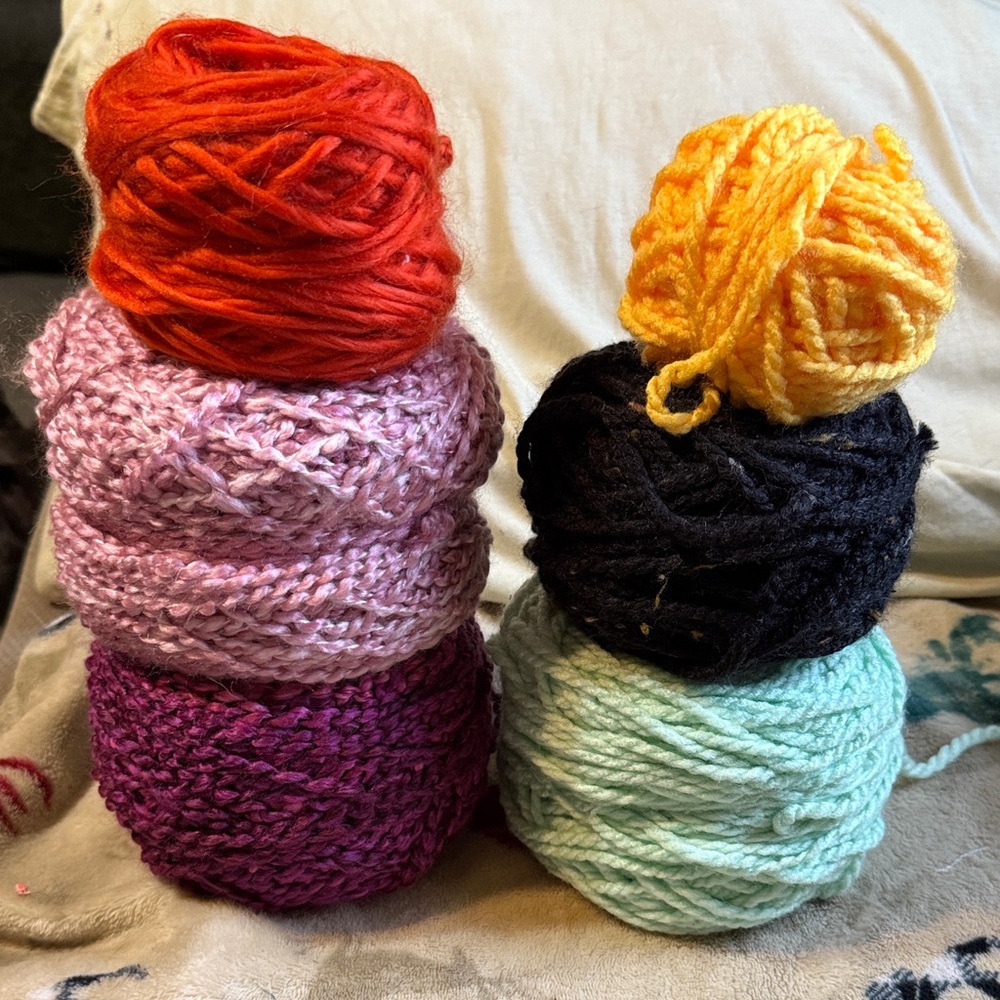 Colorful Yarn Bundle